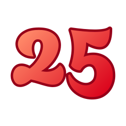 número 25 Ícone