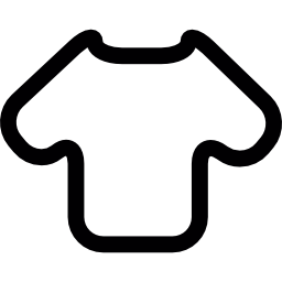 weißes t-shirt icon