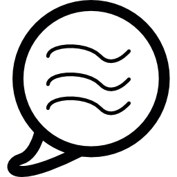 sprechblasen-text icon