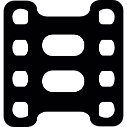 Movie roll tape icon