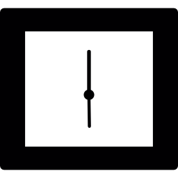 quadratische uhr icon