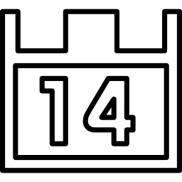 Day calendar page icon