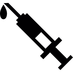 syringe with drop icon