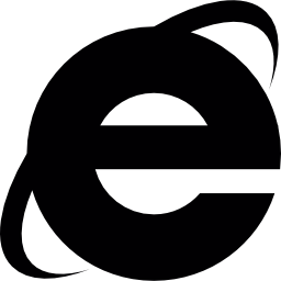 logo di internet explorer icona