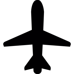 avion pointant vers le haut Icône