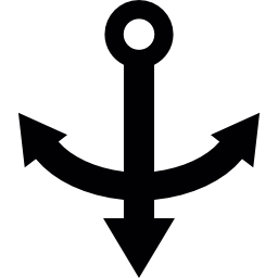 ancoraggio con frecce icona