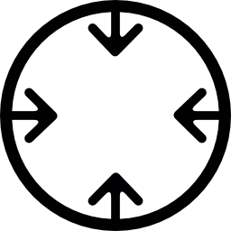 frecce in cerchio icona