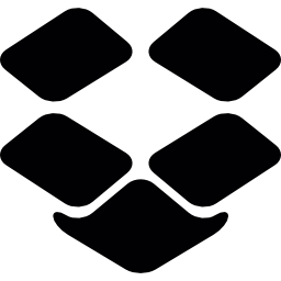 símbolo de dropbox icono
