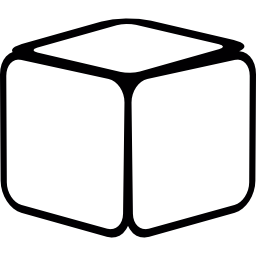 scatola arrotondata icona