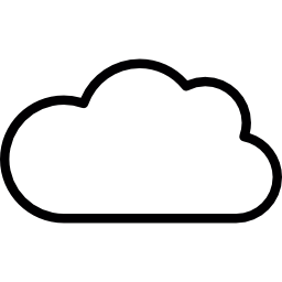 Blank cloud icon