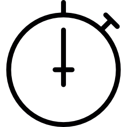runde stoppuhr icon