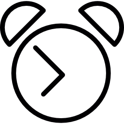 Bell clock icon