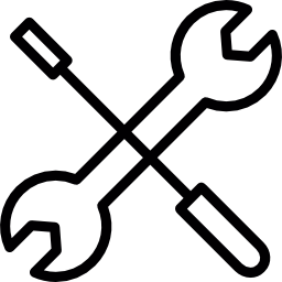 Crossed Wrench and screwdriver icon