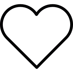 Lovely heart icon