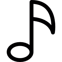 vecchia nota musicale icona