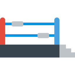 ring per il pugilato icona