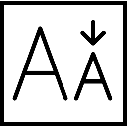 小文字 icon