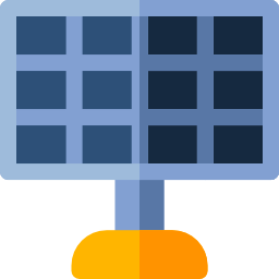 Solar panel icon