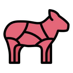Lamb cut icon