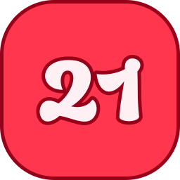 Number 21 icon