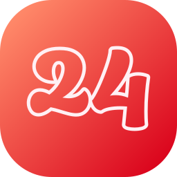 numero 24 icona