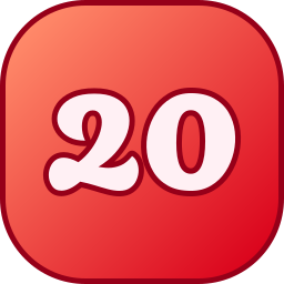 número 20 Ícone