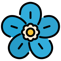 Forget me not icon