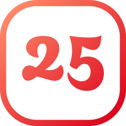 número 25 Ícone