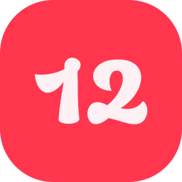 numero 12 icono