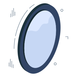 Настенное зеркало иконка