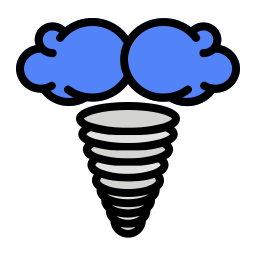 tempête Icône