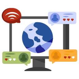 Online chat icon