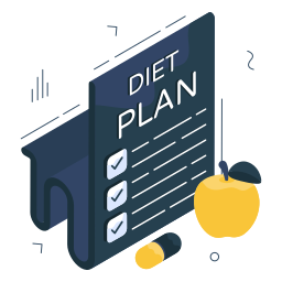 Diet plan icon