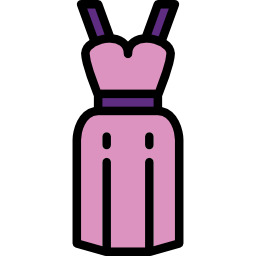 langes kleid icon