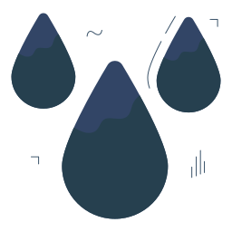 Water drops icon