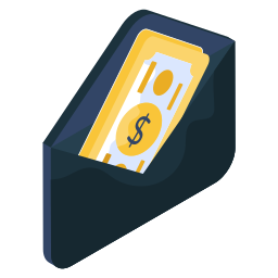 Money envelope icon