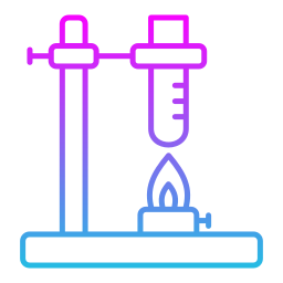 quemador de laboratorio icono