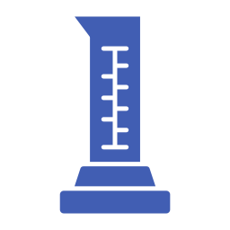 Градуированный цилиндр иконка