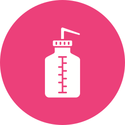 Wash bottle icon