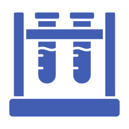 Test tube rack icon