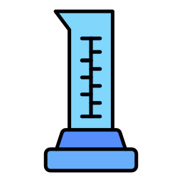 Graduated cylinder icon