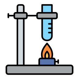 quemador de laboratorio icono