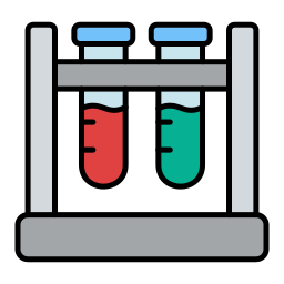 Test tube rack icon