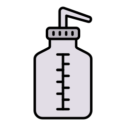 lavare la bottiglia icona