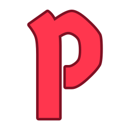 文字p icon