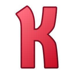 Letter k ikona