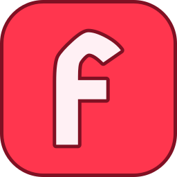 Letter f icon