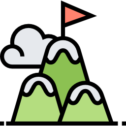 Mountain peak icon