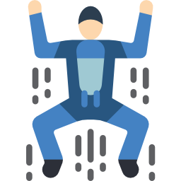 Прыжки с парашютом иконка