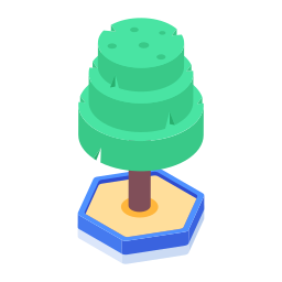 Forest tree icon